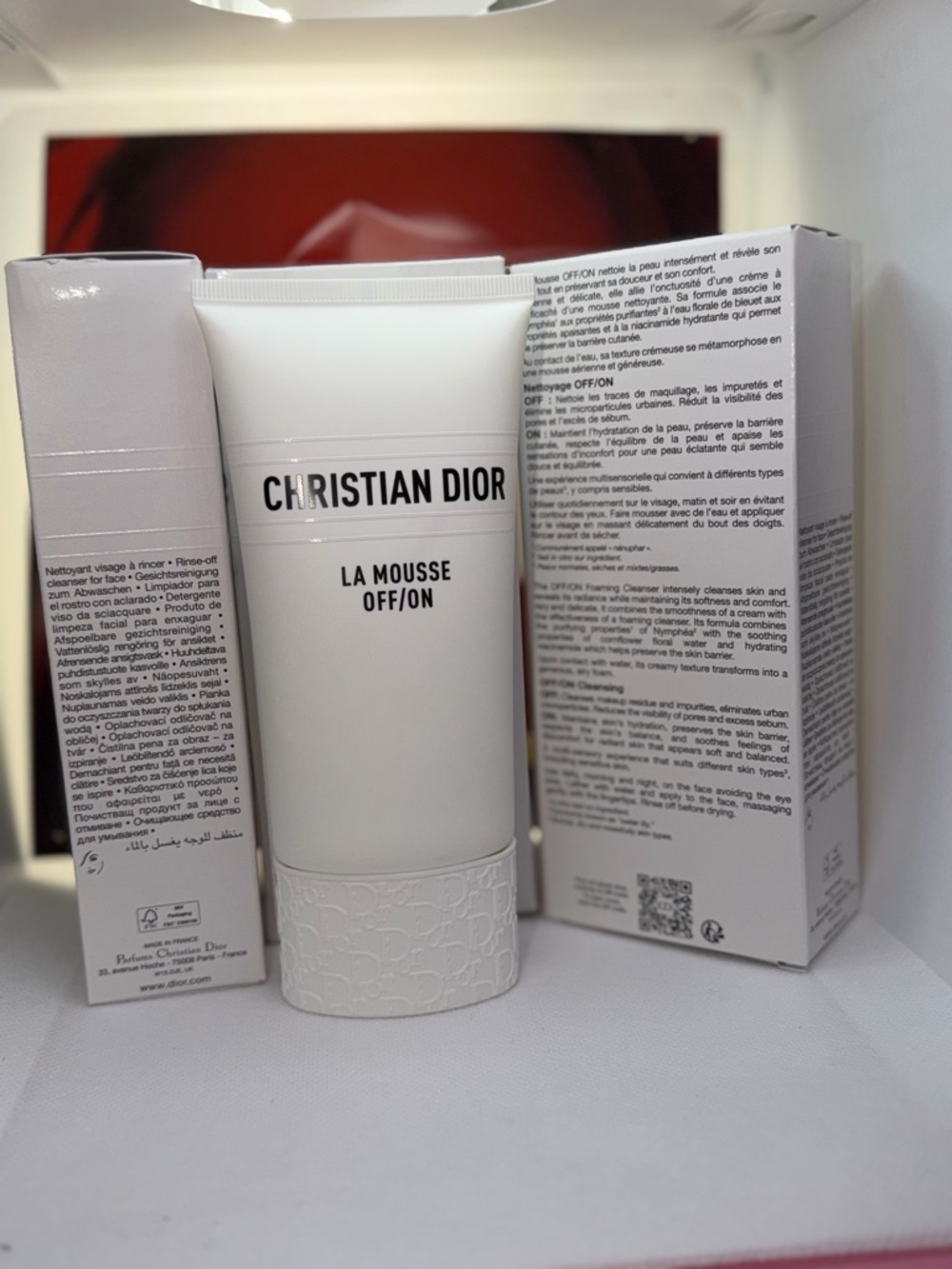 Dior White Christian Dior La Mousse Off/On Facial Cleanser